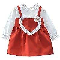 Girls Spring Dress Fashionable Foreign Children's Clothing Skirt Baby Spring and Autumn Warm Dresses for