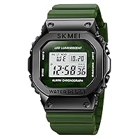 FAMKIT Digital Watches, 30M Waterproof Digital Display Watch, 12/24 HR Stopwatch Wrist Watch for Students Women Men