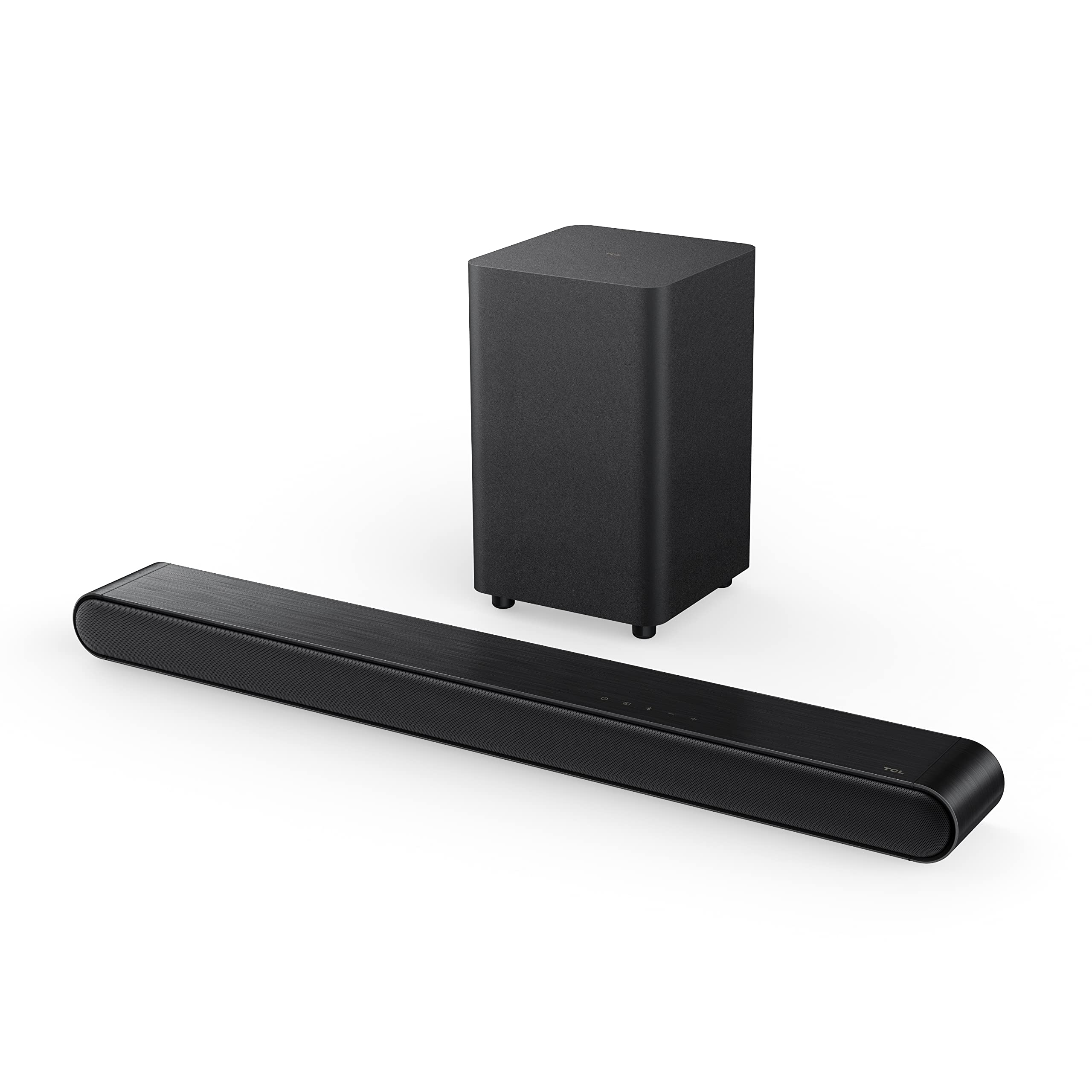 TCL 3.1ch Sound Bar with Wireless Subwoofer, (S4310, 2023 Model), Built-in Center Channel, Dolby Audio, DTS Virtual:X, Bluetooth, Wall Mount and HDMI Cable Included,Black