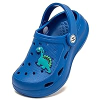HOBIBEAR Boys and Girls Garden Clogs Slip on Children Sandals Water Shoes for Indoor Outdoor (Toddler/Little Kids)