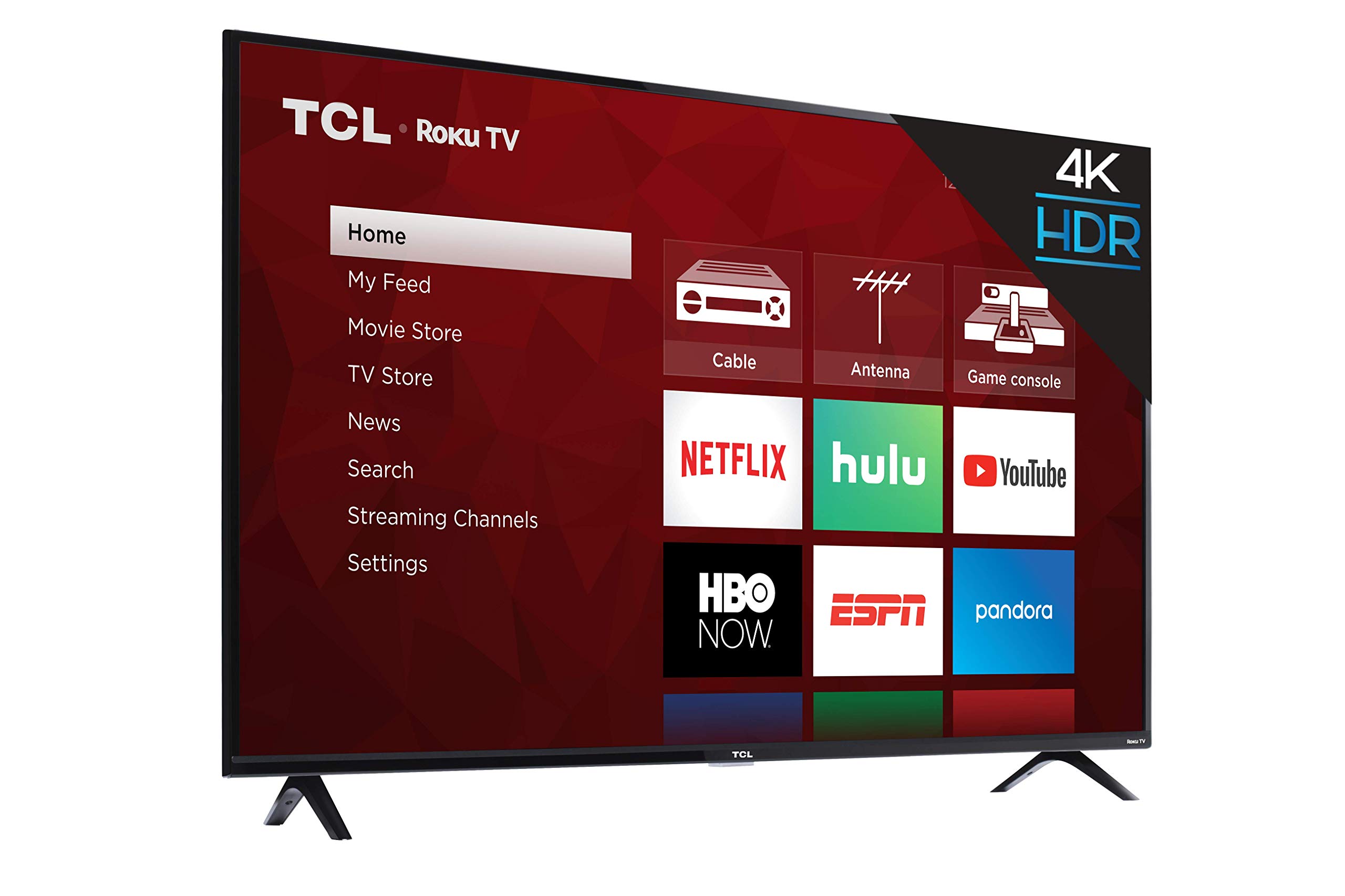 TCL 43S425 43 Inch 4K Ultra HD Smart ROKU LED TV (2018)