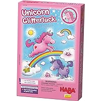 HABA Unicorn Glitterluck Cloud Crystals - A Sparkling Die Competition Ages 3+ (Made in Germany)