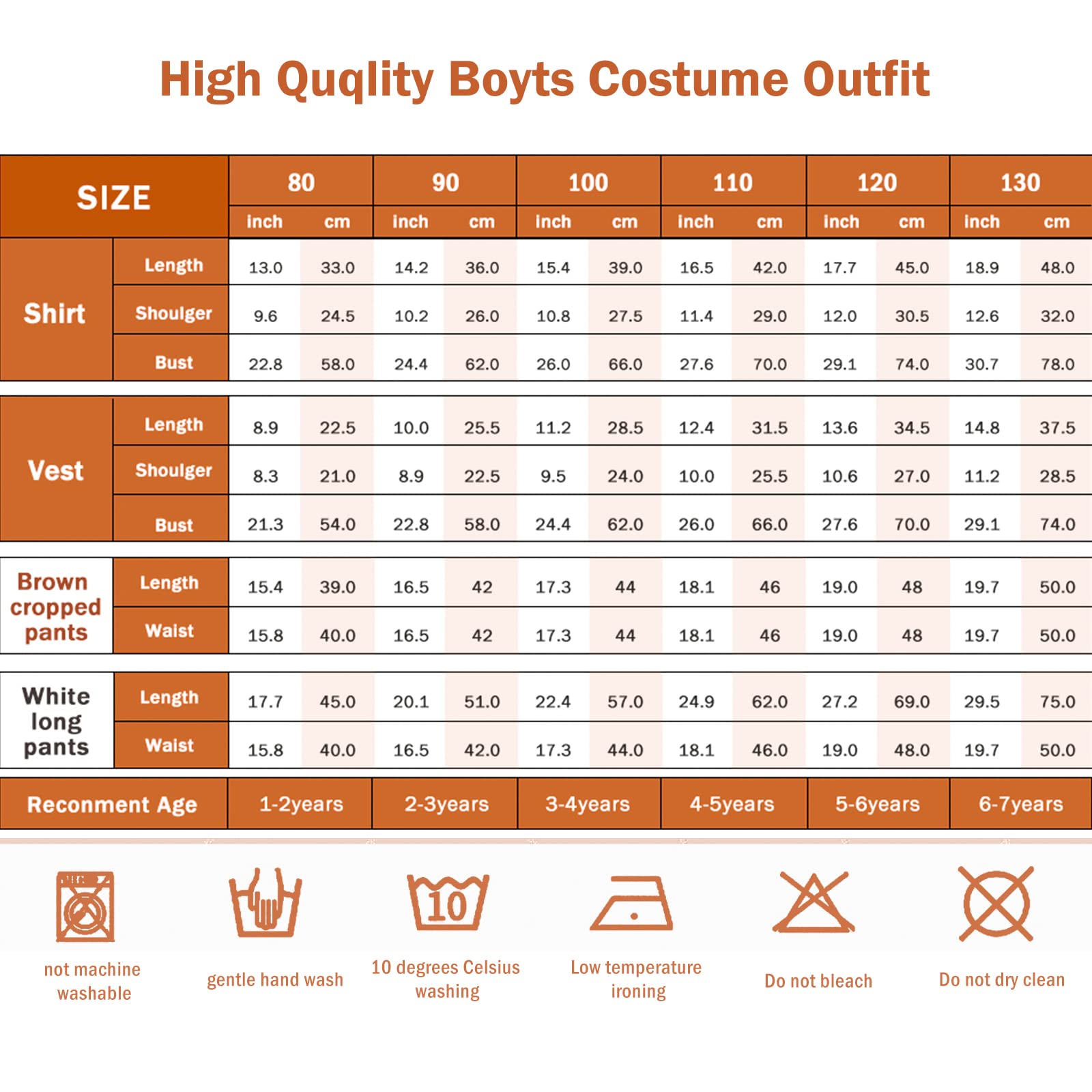 keaiyouhuo 4PCS Toddler Baby Boys Encanto Costume Antonio Outfit Kids Madrigal Prince Halloween Dress Up Cosplay 1-7T