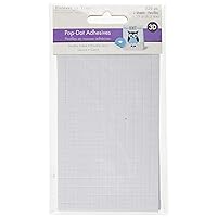 Forever in Time PD108 3D Pop Dots Square Dual-Adhesive Foam Mount, 1/4-Inch, 528 Per Package, White