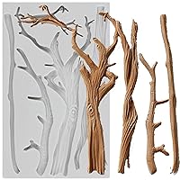 Tree Branch Silicone Fondant Mold For Cake Decorating Cupcake Topper Candy Chocolate Gum Paste Polymer Clay