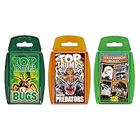 Top Trumps Wildlife Bundle Card Game, Play with Bugs, Deadliest Predators and North American Wildlife in this educational pack, gift and toy for boys and girls aged 6 plus