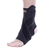 Copper Fit Health Adjustable Ankle Sleeve, Large/X-Large