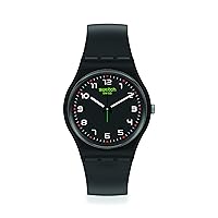 Swatch MASA Unisex Watch (Model: SO28B100), black