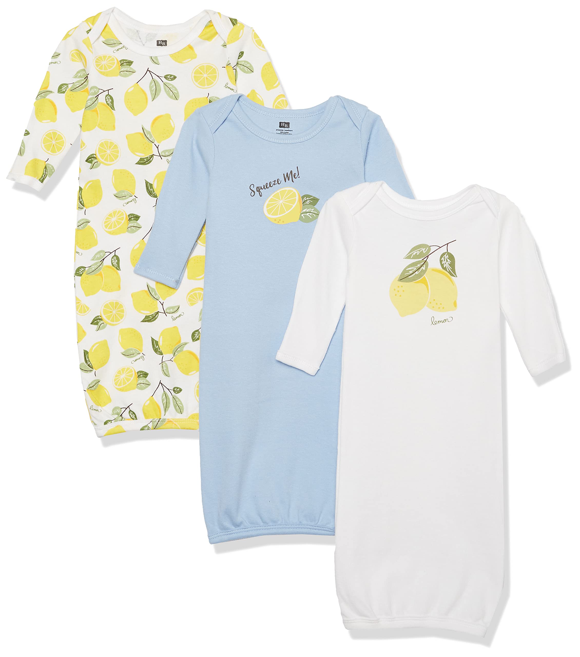 Hudson Baby Baby Girls' Cotton Gowns