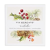 Natale Shea Butter Soap Boutique Luxury Gift Box (Set of 4, 50g Each) - Natale