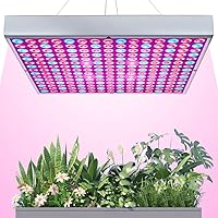 75W LED Grow Light for Indoor Plants Growing Lamp 225 LEDs UV IR Red Blue Full Spectrum Plant Lights Bulb Panel for Hydroponics Greenhouse Seedling Veg and Flower
