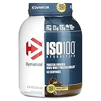 Dymatize ISO100 Hydrolyzed, 100% Whey Protein Isolate, Gourmet Chocolate, 3 lb (1.4 kg)