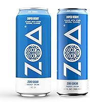 ZOA Zero Sugar Energy Drinks, Super Berry Bundle - Sugar Free with Electrolytes, Healthy Vitamin C, Amino Acids, Essential B-Vitamins, and Caffeine from Green Tea (24-Pack)