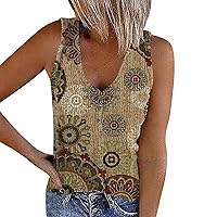 Workout Tank Tops for Women Womens Ribbed Knit Tank Tops Casual Sleeveless Tops V Neck Fitted Shirts Blouse