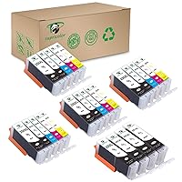 PGI-250XL CLI-251XL Ink Cartridges, High Yield Replament Ink for PGI 250XL CLI 251XL Compatible with Pixma MX922 MG6420 MG6620 Printers 24 Pack (not Edible Inks)