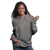 Bayside Adult 9.5 oz, 80/20 Pullover Hooded Sweatshirt M DARK ASH