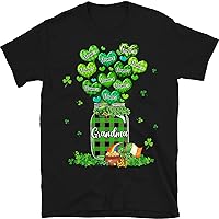 Personalized Grandma St. Patrick’S Day Shirt, Grandma Shamrocks Shirt Nana Mimi Gift, St Patricks Day Shirt Funny, Custom Grandma Shirts for Women