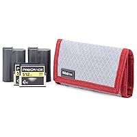 Think Tank Photo Cards & Power Memory Card and Battery Wallet (Chili Pepper Red)