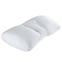 White Microbead Pillow For Sleeping and Travel