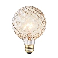 Globe Electric 84637 Designer 40W Crystal Design Bulb
