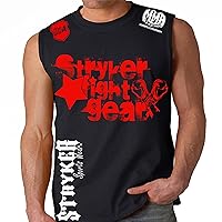 Stryker Fight Gear Star MMA Gloves Mens Adult Muscle Sleeveless Shirt UFC w Free Tapout Sticker