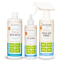 Oxyfresh Premium Dental Care Water Additive for Fresh Breath and Healthy Gums, Advanced Stain Remover for Any Surface, and Gentle Ear Cleaner for Itch-Free Ears. Vet Recommended, Easy to Use.