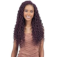 FreeTress 2X Soft Curly Lite Faux Loc Crochet Synthetic Braiding Hair (18