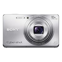 Sony Cyber-shot DSC-W690 16.1 MP Digital Camera with 10x Optical Zoom and 3.0-inch LCD (Silver) (2012 Model)