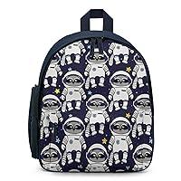 Funny Cartoon Raccoon Backpack Small Travel Backpack Lightweight Daypack Work Bag for Women Men