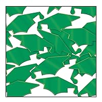 Beistle Fanci-Fetti Graduate Caps (green) Party Accessory (1 count) (1 Oz/Pkg) (50634-G)