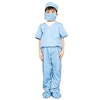 Doctor Scrubs Kids Blue Halloween Costume Set