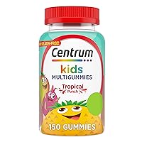 Centrum Kids Multivitamin Gummies, Tropical Punch Flavor Made with Natural Flavors, 150 Count, 150 Day Supply (Pack of 1)
