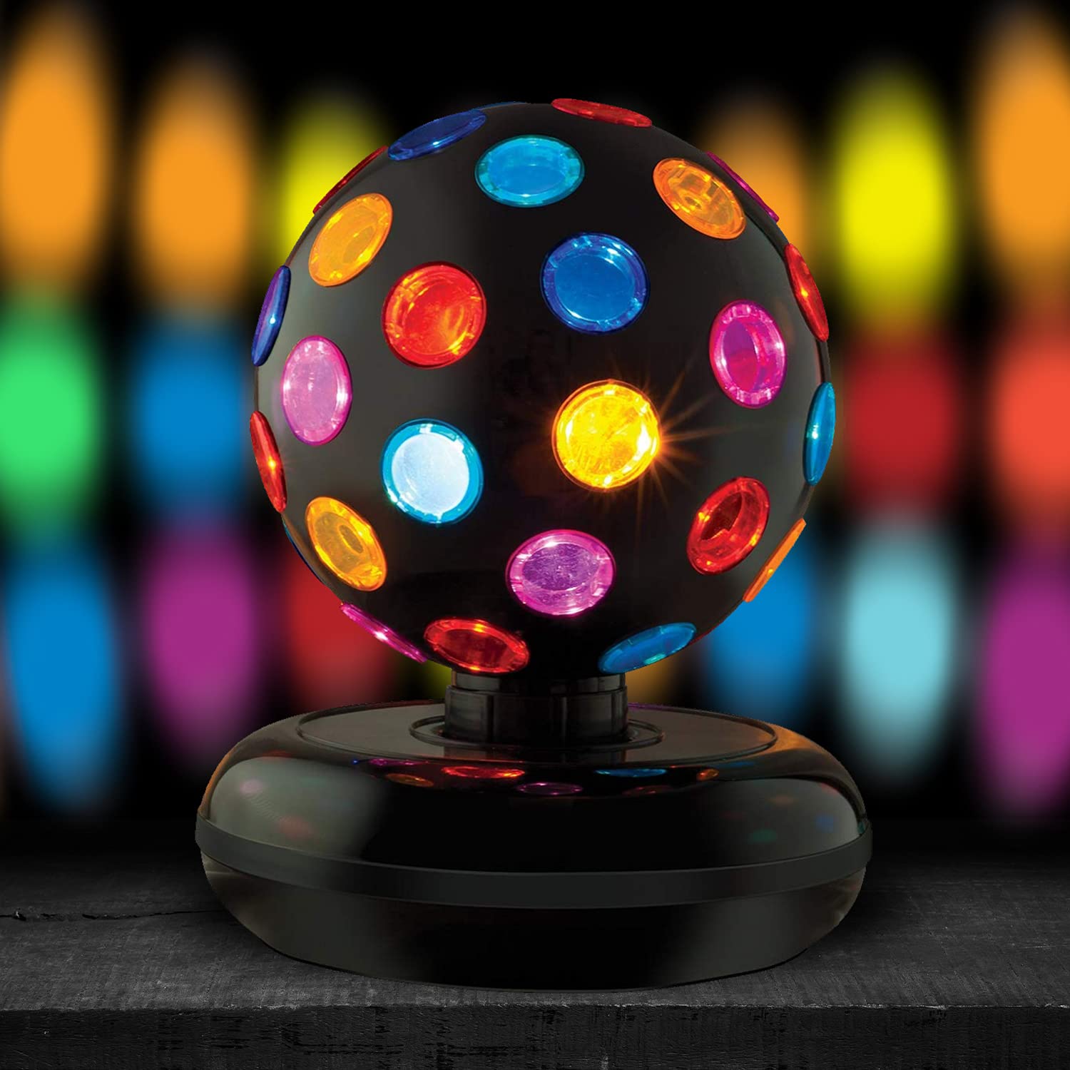 Mua Kicko Spinning Disco Ball w/LED Lights - DJ\'s Colorful ...