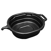 Lisle 17972 4.5 Gallon Oval Drain Pan, Black