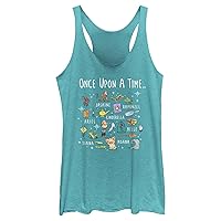 Women's Princess Once Upon a Time Tri-Blend Racerback Layering Tank
