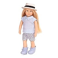 Lori Dolls – Eliza – Mini Doll – 6-inch Fashion Doll – Clothes & Accessories – Top, Shorts, Shoes, Hat – Toys for Kids – 3 Years +