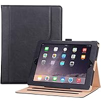Cover for iPad 2 3 4 Case (Old Model) - Stand Folio Cover Case for Apple iPad 2/iPad 3/iPad 4 -Black