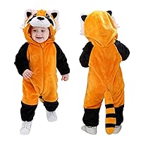 TONWHAR Infant And Toddler Halloween Cosplay Costume Kids' Animal Outfit Snowsuit(24-30 Months/Height:36
