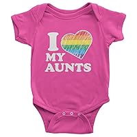 Threadrock Baby I Love My Aunts Infant Bodysuit