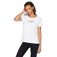 French Connection Women's Short Sleeve Crew Neck Graphic T-Shirt
