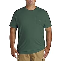 Nautica Men's Solid Crew Neck Short-Sleeve Pocket T-Shirt