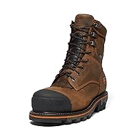Timberland PRO Men's Boondock Hd Logger 8 Inch Composite Safety Toe Insulated Waterproof Industrial Work Boot