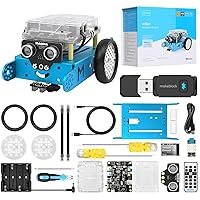 Makeblock mBot Robot Kit with Dongle, STEM Projects for Kids Ages 8-12 Learn to Code with Scratch Arduino, Robot Kit for Kids, STEM Toys, Computer Programming for Beginners Gift for Kids Ages 8+