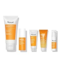 Murad 30-Day Bright Skin Kit - 3-Piece Trial Size Set + 2 Bonus Samples $112 Value - Essential-C Cleanser 2.0 OZ, Vita-C Glycolic Serum .33 OZ, & Essential-C Day SPF 30 .8 OZ