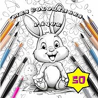 Mes coloriages Pâque: 50 dessin à colorier pour enfants de pâque (French Edition)