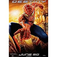 SPIDER-MAN 2 MOVIE POSTER 1 Sided ORIGINAL DESTINY 27x40 TOBEY MAGUIRE