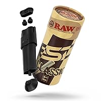 RAW Double Shot 2 Cone Filler + RAW 1 1/4 Pre Rolled Cones - 50 Pack