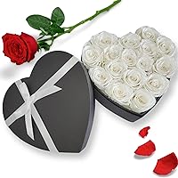 Forever Rose Flowers Delivery Prime - Fresh Bouquet for Women Mom Wife Girlfriend and Her - 16Pcs