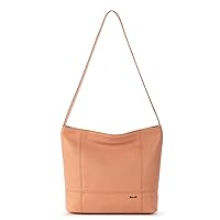 The Sak De Young Hobo Bag - Premium Leather Women's Handbag for Everyday And Travel, Durable, Large Purse With Shoulder Bag Strap & Zipper Pocket, Nectar