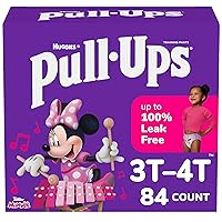 Pull-Ups Girls' Potty Training Pants, Size 3T-4T Training Underwear (32-40 lbs), 84 Count